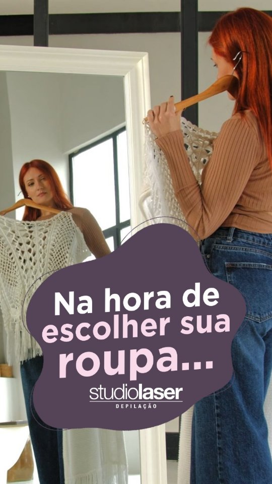 Liberdade para usar o que quiser com depilação a laser!