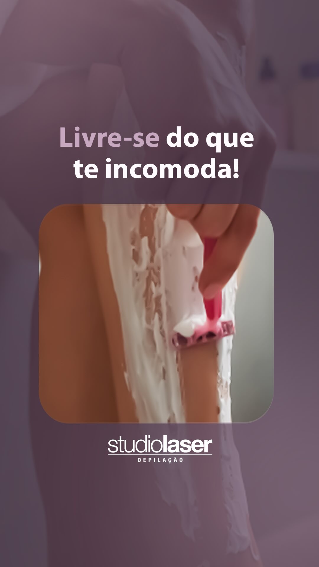 Livre-se dos pelos com depilação a laser no Studio Laser!