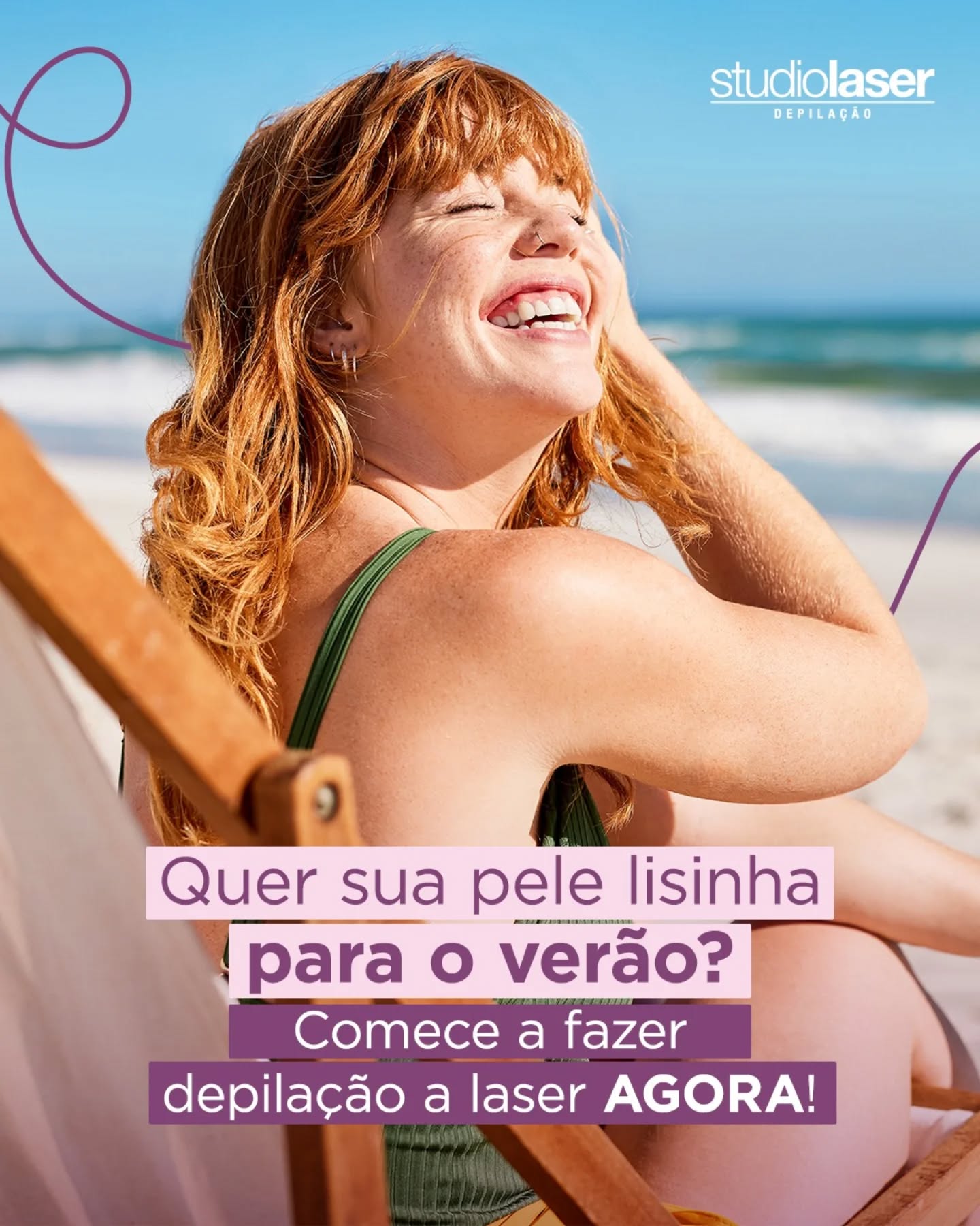Prepare sua pele lisinha pro verão no Studio Laser!