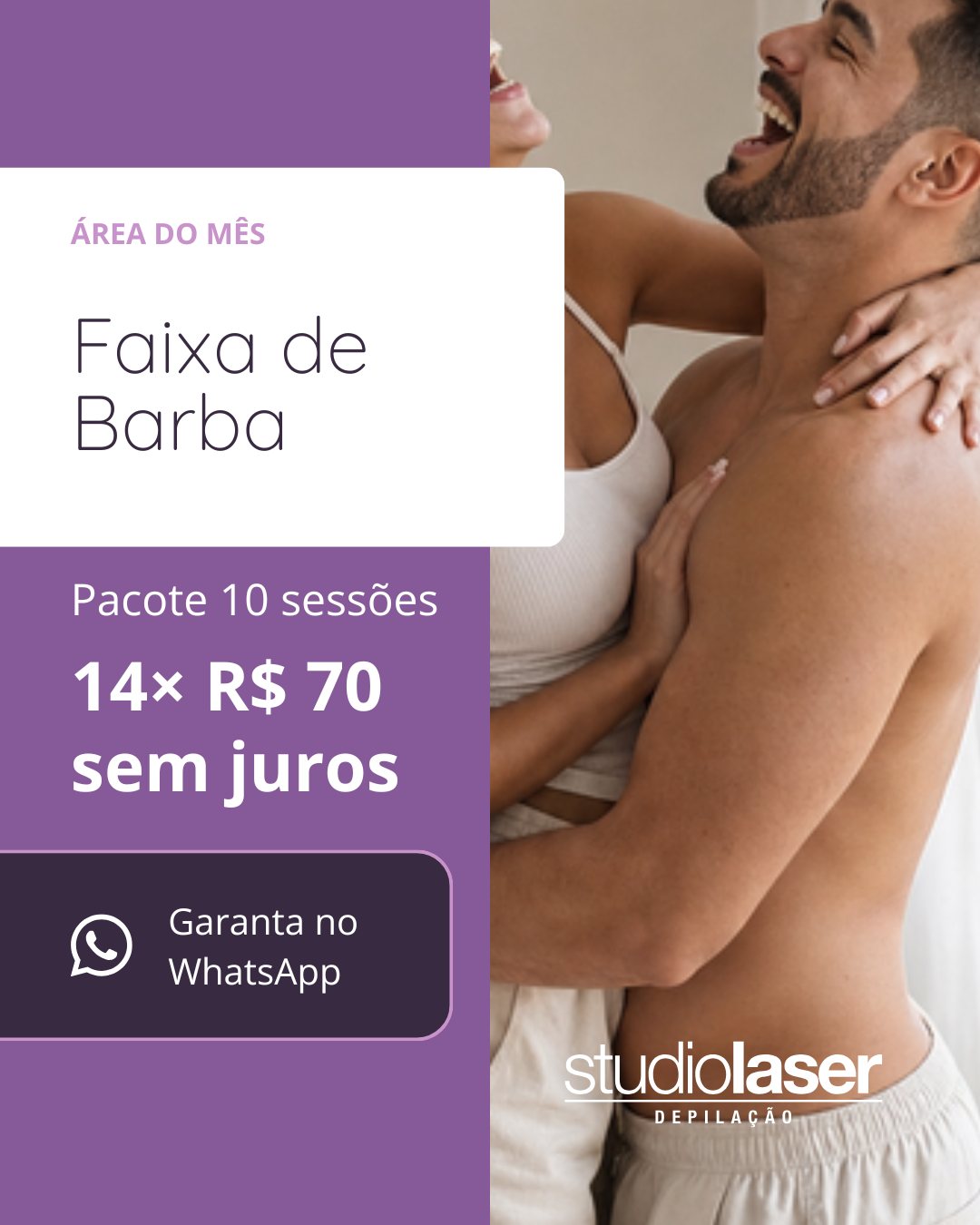 Barba a Laser: Livre de Foliculite e Inflamação