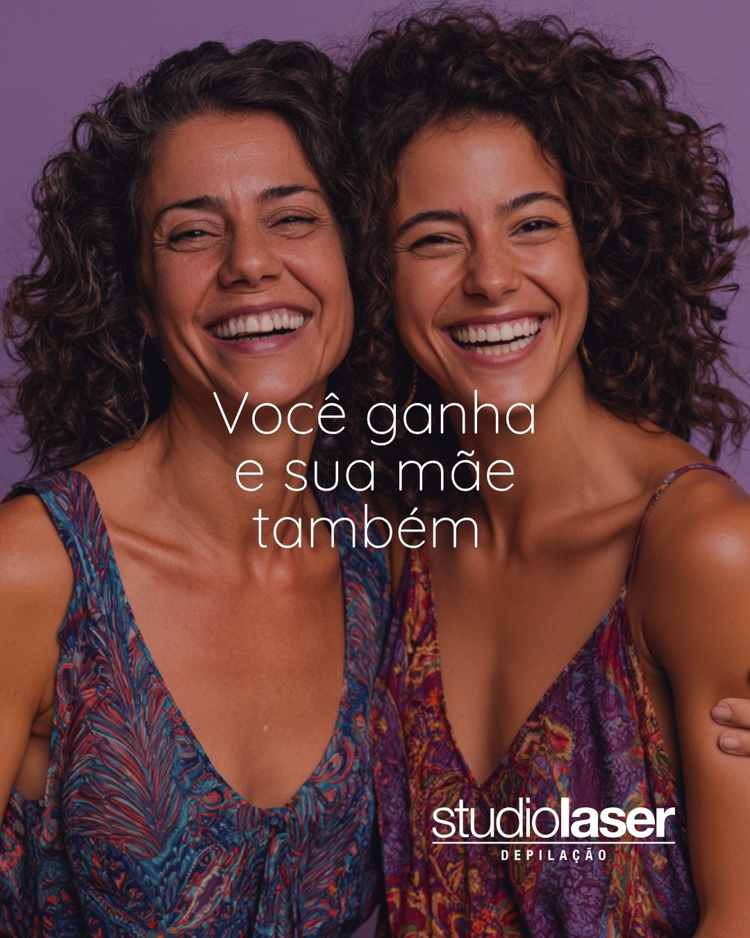 Dia das Mães Studio Laser: Duas sessões, um só valor!