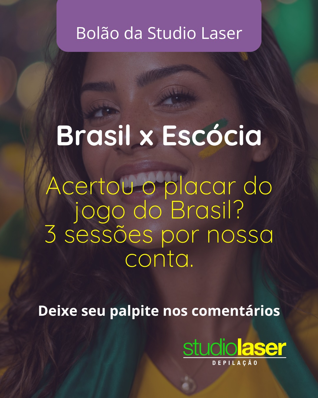 Acerte o Placar e Ganhe Sessões de Depilação! ⚽🎁